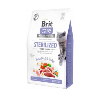 Brit Care Cat Grain-Free Sterilized Weight Control Duck & Turkey
