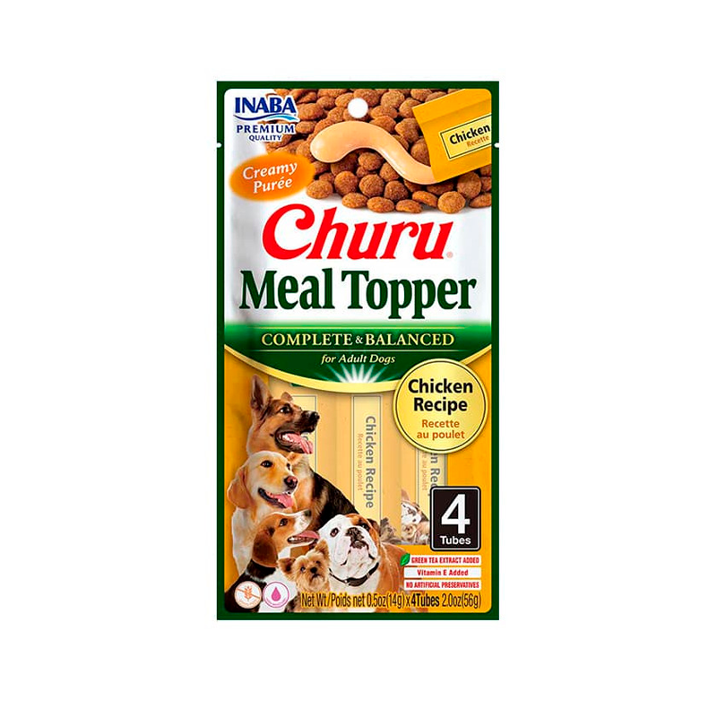 Churu Meal Topper Dog Chicken X4
