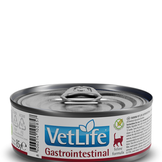 Farmina Vet Life Gastrointestinal es un alimento dietético completo formulado para la reducción de los trastornos agudos de la absorción intestinal en gatos.